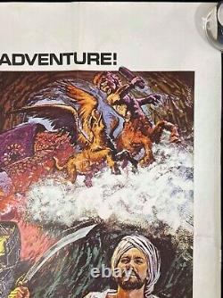 Golden Voyage of Sinbad ORIGINAL Quad Movie Poster Ray Harryhausen 1973