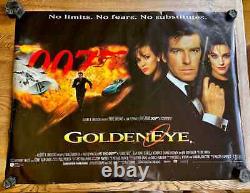 Goldeneye, 1995, ORIGINAL UK QUAD POSTER, JAMES BOND 007