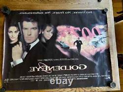 Goldeneye, 1995, ORIGINAL UK QUAD POSTER, JAMES BOND 007