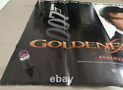 Goldeneye 1995 Original UK Quad Cinema Movie Poster 007 James Bond
