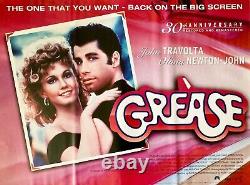 Grease Park Circus 30th Anniversary 2008 Quad Poster Travolta Newton John