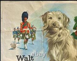 Greyfriars Bobby ORIGINAL Quad Movie Film Cinema Poster Walt Disney 1961