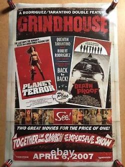 Grindhouse US 1 SHEET ORIGINAL CINEMA POSTER Not A UK Quad Poster