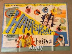 HAIRSPRAY Vintage UK Quad Cinema Poster John Waters Divine Debbie Harry