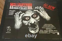 HALLOWEEN III Season Of The Witch 1982 Original Cinema UK Quad Movie POSTER RARE