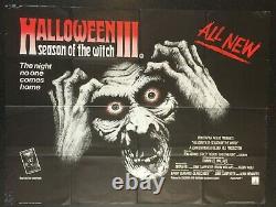 HALLOWEEN III Season Of The Witch 1982 Original Cinema UK Quad Movie POSTER RARE