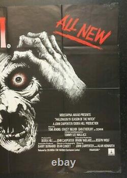 HALLOWEEN III Season Of The Witch 1982 Original Cinema UK Quad Movie POSTER RARE