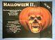 Halloween Ii (1981) Original Uk Quad Movie Poster Michael Myers Slasher Horror