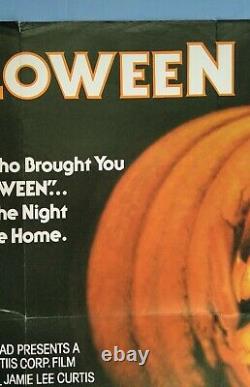 HALLOWEEN II (1981) original UK quad movie poster Michael Myers Slasher Horror