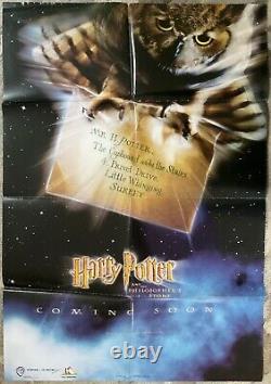 HARRY POTTER AND THE PHILOSOPHER'S STONECOMING SOON original movie poster