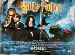 HARRY POTTER AND THE PHILOSOPHER'S STONE original movie poster. EXCELLENT CON