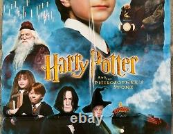 HARRY POTTER AND THE PHILOSOPHER'S STONE original movie poster. EXCELLENT CON