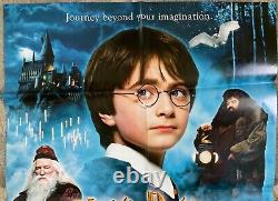 HARRY POTTER AND THE PHILOSOPHER'S STONE original movie poster. EXCELLENT CON