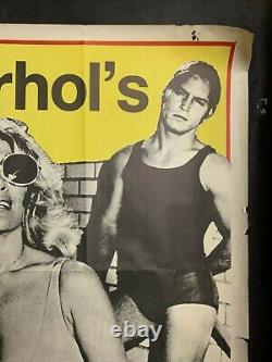 HEAT Australian Quad Movie Poster Andy Warhol New York pop art one sheet