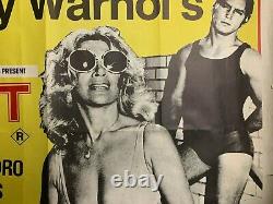 HEAT Australian Quad Movie Poster Andy Warhol New York pop art one sheet