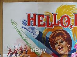 HELLO DOLLY (1969) original UK quad film/movie poster, Barbra Streisand