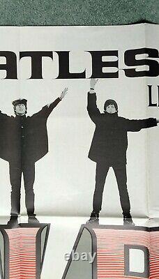 HELP! (1965) very rare original UK 1stR cinema quad movie poster THE BEATLES