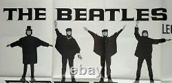 HELP! (1965) very rare original UK 1stR cinema quad movie poster THE BEATLES