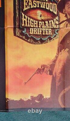 HIGH PLAINS DRIFTER (1973) original UK quad movie poster CLINT EASTWOOD