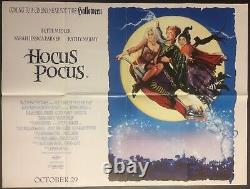 HOCUS POCUS 1993 Original Cinema UK Quad Movie POSTER Halloween Drew Struzan