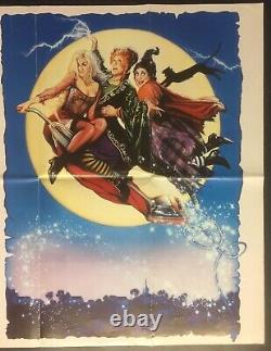 HOCUS POCUS 1993 Original Cinema UK Quad Movie POSTER Halloween Drew Struzan