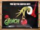 How The Grinch Stole Christmas (2000) Rare Original D/s Teaser Quad Poster