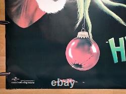 HOW THE GRINCH STOLE CHRISTMAS (2000) rare original d/s teaser quad poster