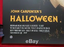 Halloween Mondo Original Movie Poster Jock Art Print Quad Variant Michael Myers