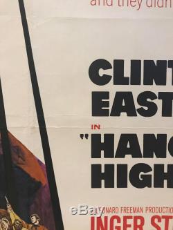Hang'Em High UK Quad (1968) Original Film Poster