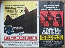 Harrow House/Butch Cassidy & the Sundance Kid DoubleBill Original UK Quad Poster