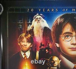 Harry Potter 20'th Anniversary RR Original Quad Movie Poster JK Rowling 2021