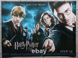 Harry Potter and the Order of the Phoenix 2007 Original D/S UK Quad Movie Poster