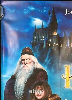 Harry Potter and the Philosophers Stone Original Quad Movie Poster 2001