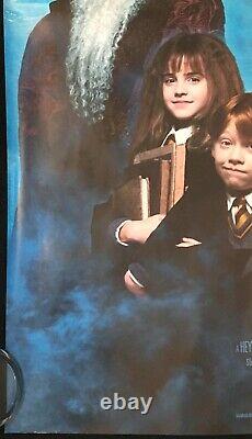 Harry Potter and the Philosophers Stone Original Quad Movie Poster 2001