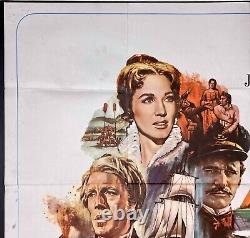 Hawaii Original Quad Movie Poster Julie Andrews Richard Harris 1966