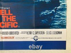 Hell in the Pacific Original Movie Quad Poster 1968 Lee Marvin Toshiro Mifune