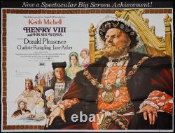 Henry VIII and his Six Wives ORIGINAL Quad Movie Film Poster Keith Mitchell 1972