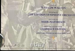 Henry V Original Quad Movie Poster Rerelease Laurence Olivier Shakespeare Henry V Original Quad Movie Poster Rerelease Laurence Olivier Shakespeare