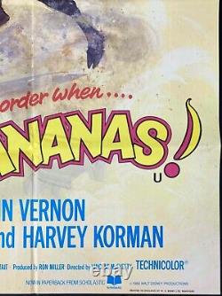 Herbie Goes Bananas ORIGINAL Quad Movie Poster Walt Disney 1980