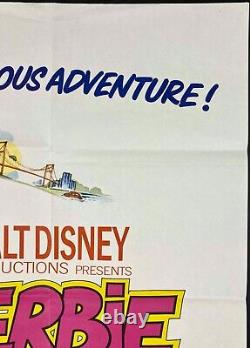 Herbie Rides Again Original Quad Movie Cinema Poster Walt Disney Love Bug 1974