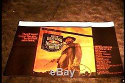 High Plains Drifter Orig Movie Poster'73 British Quad 30x40 John Carpenter