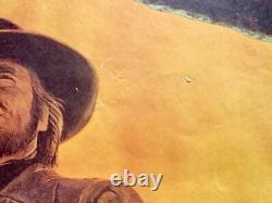 High Plains Drifter Original 1973 Quad Poster Clint Eastwood Verna Bloom