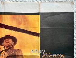 High Plains Drifter Original 1973 Quad Poster Clint Eastwood Verna Bloom
