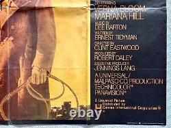 High Plains Drifter Original 1973 Quad Poster Clint Eastwood Verna Bloom