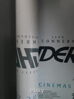 Highlander Rare Original Quad cinema Poster 40th Anniversary fantastic artwork