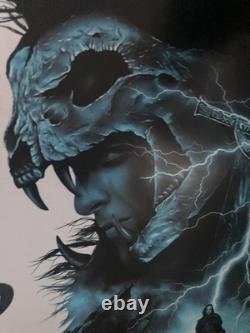 Highlander Rare Original Quad cinema Poster 40th Anniversary fantastic artwork