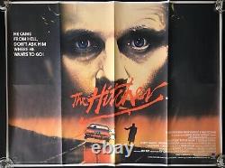 Hitcher Original Quad Movie Poster Rutger Heuer Horror 1986