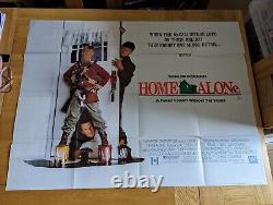 Home Alone 1989 Original UK Quad Cinema Film Poster Rare First Release