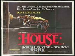 House Original Quad Movie Cinema Poster Sean S Cunningham 1986