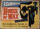 House Of Wax Original Movie Poster 1953 British Uk Quad Vincent Price 3d